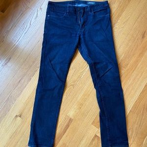 Bonobos dark rinse slim cut jeans 33/32, premium stretch